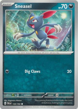 Pokemon - Sneasel - 133/193 - Common - Scarlet &amp; Violet: Paldea Evolved Series - Top CollectiblesCollectible CardsPokémon