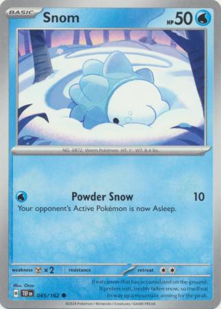 Pokemon - Snom - 045/162 - Common - Scarlet & Violet: Temporal Forces Singles - Top CollectiblesCollectible CardsPokémon