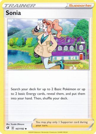 Pokemon - Sonia - 167/192 - Uncommon - Sword &amp; Shield: Rebel Clash Series - Top CollectiblesCollectible CardsPokémon