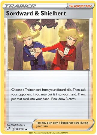Pokemon - Sordward and Shielbert - 135/163 - Uncommon - Sword &amp; Shield: Battle Styles Singles - Top CollectiblesCollectible CardsPokémon