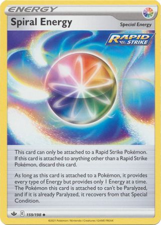 Pokemon - Spiral Energy - 159/198 - Uncommon - Sword &amp; Shield: Chilling Reign Series - Top CollectiblesCollectible CardsPokémon