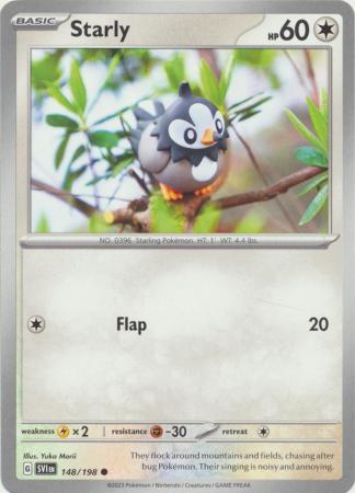 Pokemon - Starly - 148/198 - Common - Scarlet &amp; Violet (Base Set) Series - Top CollectiblesCollectible CardsPokémon