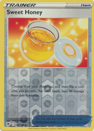 Pokemon - Sweet Honey - 153/189 - Uncommon Reverse Holo - Sword &amp; Shield: Astral Radiance Series - Top CollectiblesCollectible CardsPokémon
