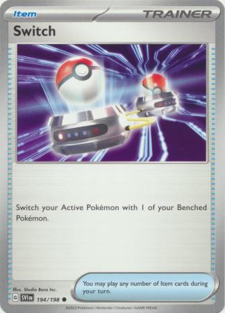 Pokemon - Switch - 194/198 - Common - Scarlet &amp; Violet (Base Set) Series - Top CollectiblesCollectible CardsPokémon
