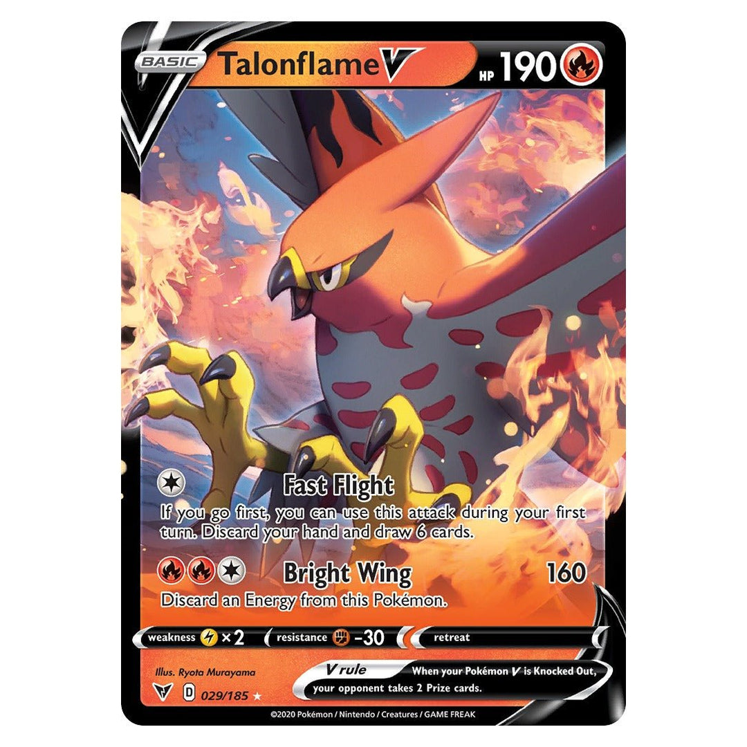 Pokemon - Talonflame V - 29 - Rare Holo V - Vivid Voltage - Top CollectiblesPokémon SinglePokémon