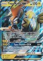 Pokemon - Tapu Koko GX - 47/145 - Ultra Rare - Sun & Moon: Guardians Rising Series - Top CollectiblesCollectible CardsPokémon