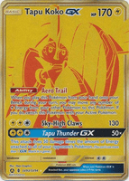 Pokemon - Tapu Koko GX - SV93/SV94 - Gold Secret - Hidden Fates Series - Top CollectiblesCollectible CardsPokémon