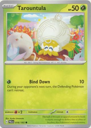 Pokemon - Tarountula - 016/193 - Common - Scarlet &amp; Violet: Paldea Evolved Series - Top CollectiblesCollectible CardsPokémon