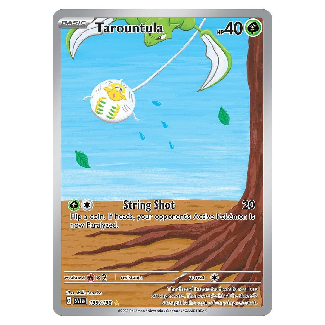 Pokemon - Tarountula - 199 - Illustration Rare - Scarlet &amp; Violet - Top CollectiblesPokémon SinglePokémon
