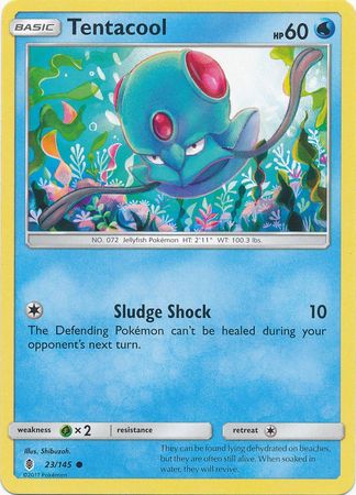 Pokemon - Tentacool - 23/145 - Common - Sun &amp; Moon: Guardians Rising Series - Top CollectiblesCollectible CardsPokémon