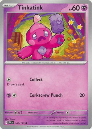 Pokemon - Tinkatink - 100/193 - Common - Scarlet &amp; Violet: Paldea Evolved Series - Top CollectiblesCollectible CardsPokémon