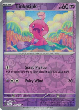 Pokemon - Tinkatink - 101/193 - Common Reverse Holo - Scarlet &amp; Violet: Paldea Evolved Series - Top CollectiblesCollectible CardsPokémon