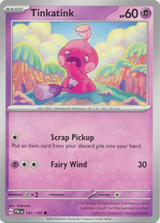 Pokemon - Tinkatink - 101/193 - Common - Scarlet &amp; Violet: Paldea Evolved Series - Top CollectiblesCollectible CardsPokémon