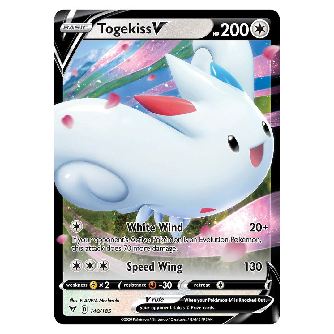 Pokemon - Togekiss V - 140 - Rare Holo V - Vivid Voltage - Top CollectiblesPokémon SinglePokémon