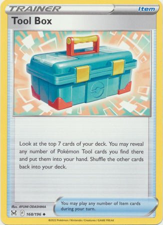 Pokemon - Tool Box - 168/196 - Uncommon - Sword &amp; Shield: Lost Origin Series - Top CollectiblesCollectible CardsPokémon
