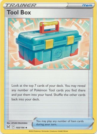 Pokemon - Tool Box - 168/196 - Uncommon - Sword & Shield: Lost Origin Series - Top CollectiblesCollectible CardsPokémon