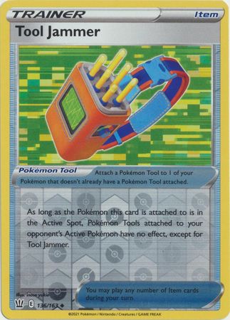 Pokemon - Tool Jammer - 136/163 - Uncommon Reverse Holo - Sword &amp; Shield: Battle Styles Singles - Top CollectiblesCollectible CardsPokémon