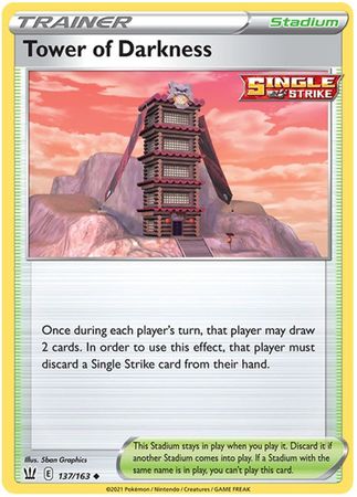 Pokemon - Tower of Darkness - 137/163 - Uncommon - Sword &amp; Shield: Battle Styles Singles - Top CollectiblesCollectible CardsPokémon