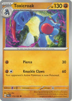 Pokemon - Toxicroak - 115/193 - Uncommon - Scarlet & Violet: Paldea Evolved Series - Top CollectiblesCollectible CardsPokémon