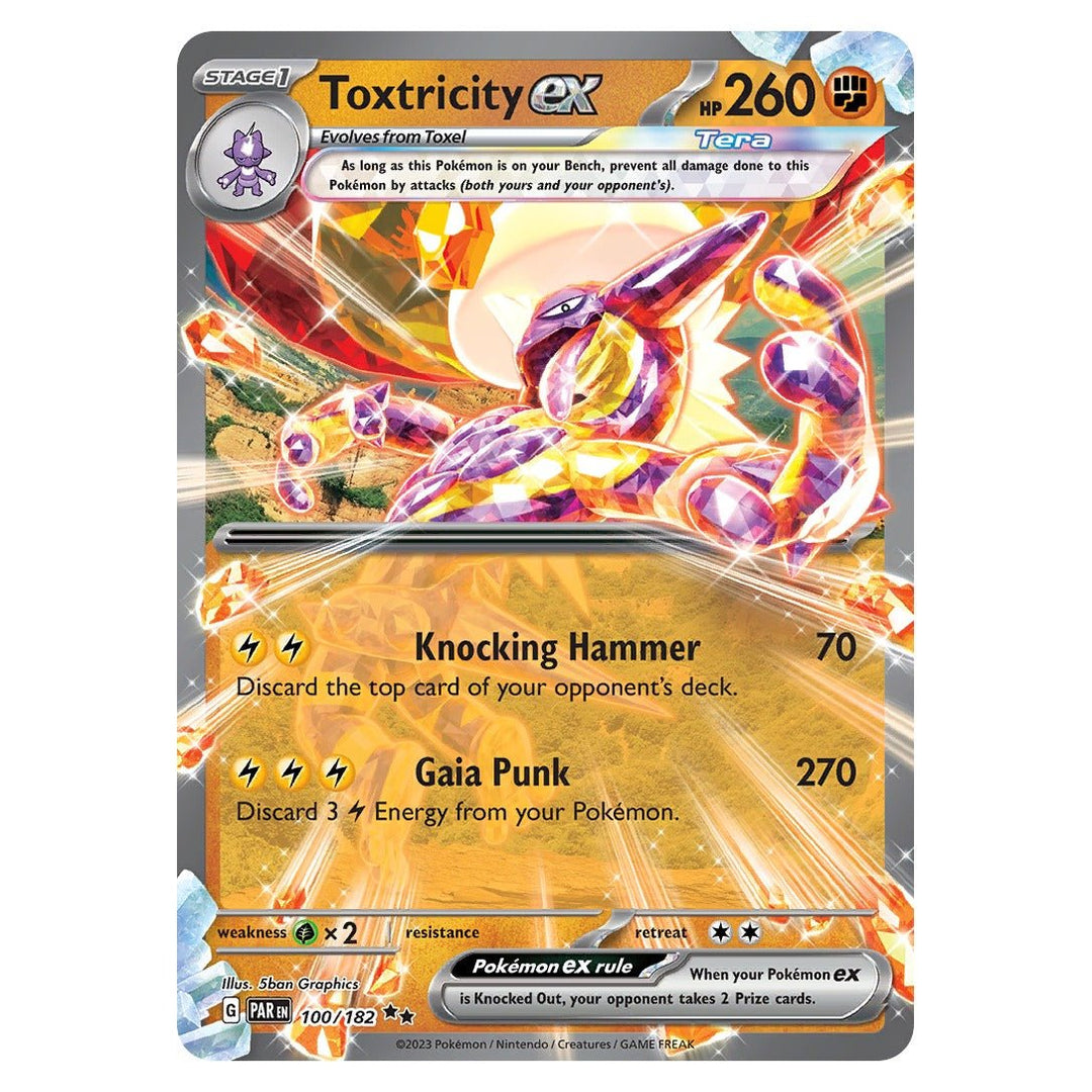 Pokemon - Toxtricity ex - 100 - Double Rare - Paradox Rift - Top CollectiblesPokémon SinglePokémon