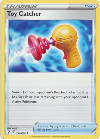 Pokemon - Toy Catcher - 163/203 - Uncommon - Sword &amp; Shield: Evolving Skies Series - Top CollectiblesCollectible CardsPokémon