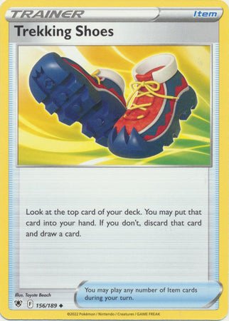 Pokemon - Trekking Shoes - 156/189 - Uncommon - Sword &amp; Shield: Astral Radiance Series - Top CollectiblesCollectible CardsPokémon