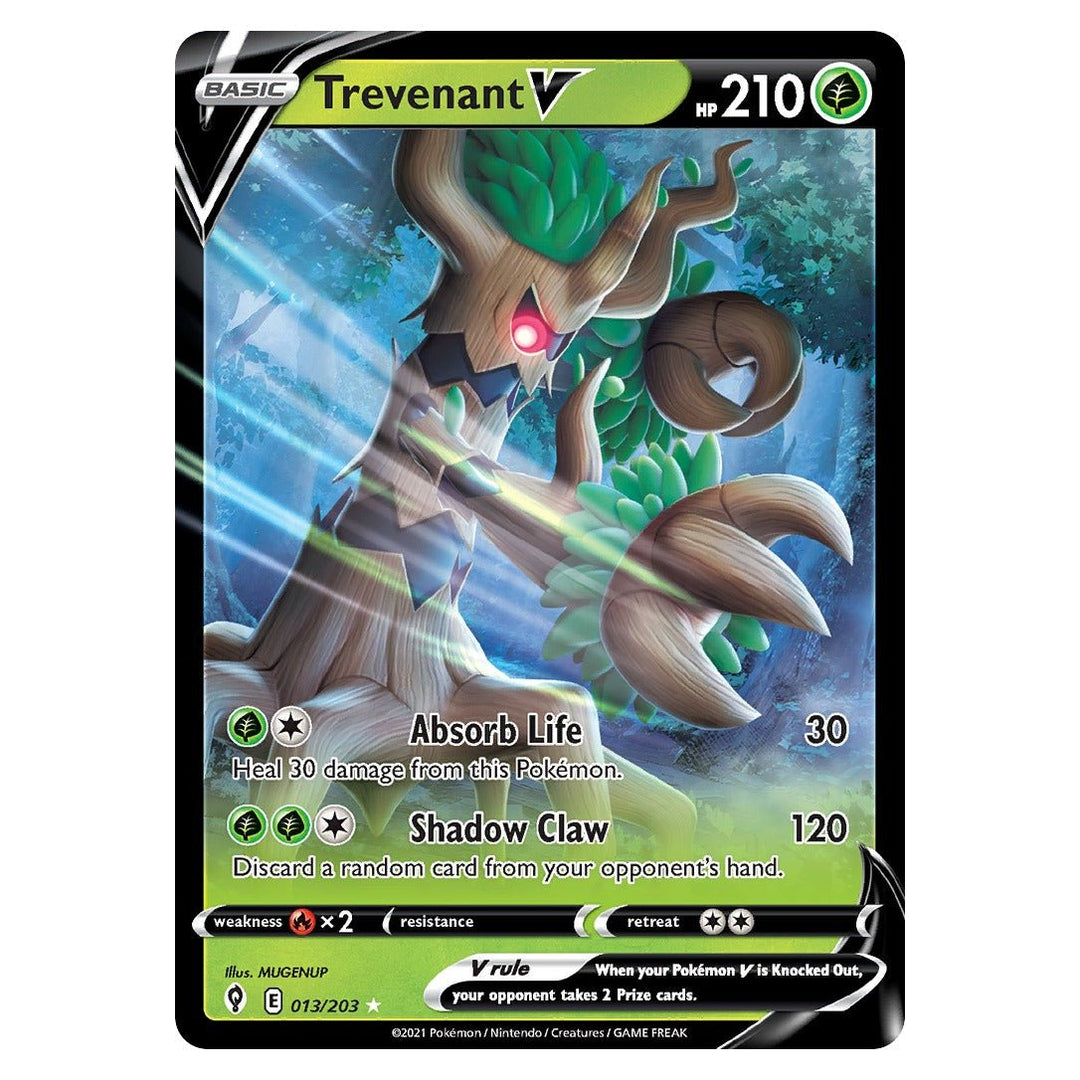 Pokemon - Trevenant V - 13 - Rare Holo V - Evolving Skies - Top CollectiblesPokémon SinglePokémon