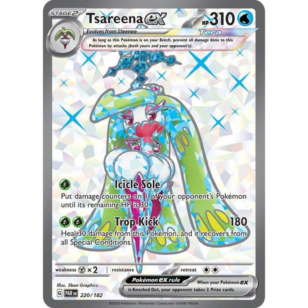 Pokemon - Tsareena ex - 220/182 - Ultra Rare - Scarlet & Violet: Paradox Rift Series - Top CollectiblesCollectible CardsPokémon