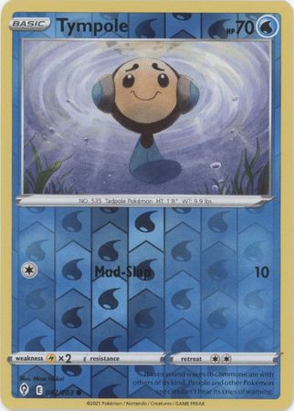 Pokemon - Tympole - 042/203 - Common Reverse Holo - Sword &amp; Shield: Evolving Skies Series - Top CollectiblesCollectible CardsPokémon
