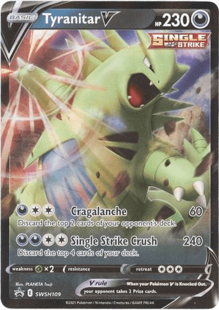 Pokemon - Tyranitar V - SWSH109 - Promo - Sword &amp; Shield Series - Top CollectiblesCollectible CardsPokémon