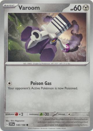 Pokemon - Varoom - 140/198 - Common - Scarlet &amp; Violet (Base Set) Series - Top CollectiblesCollectible CardsPokémon