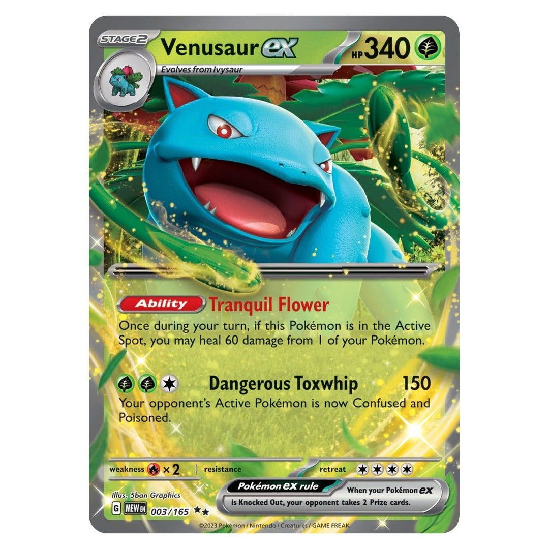 Pokemon - Venusaur ex - 3 - Double Rare - 151 - Top CollectiblesPokémon SinglePokémon