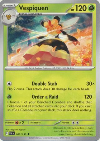Pokemon - Vespiquen - 009/193 - Uncommon - Scarlet & Violet: Paldea Evolved Series - Top CollectiblesCollectible CardsPokémon
