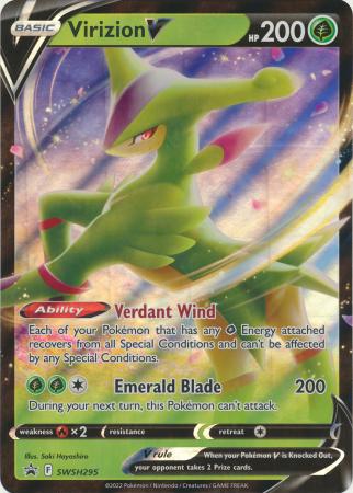 Pokemon - Virizion V - SWSH295 - Promo - Sword & Shield Series - Top CollectiblesCollectible CardsPokémon