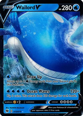 Pokemon - Wailord V - 013/073 - Ultra Rare - Champion&