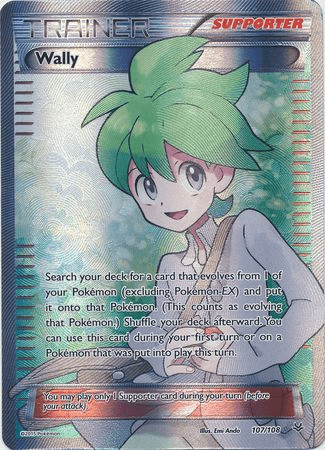 Pokemon - Wally - 107/108 - Full Art Ultra Rare - XY: Roaring Skies Series - Top CollectiblesCollectible CardsPokémon