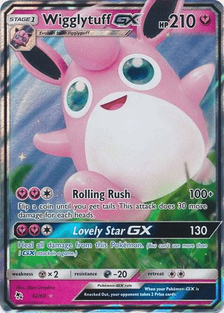 Pokemon - Wigglytuff GX - 42/68 - Ultra Rare - Hidden Fates Series - Top CollectiblesCollectible CardsPokémon