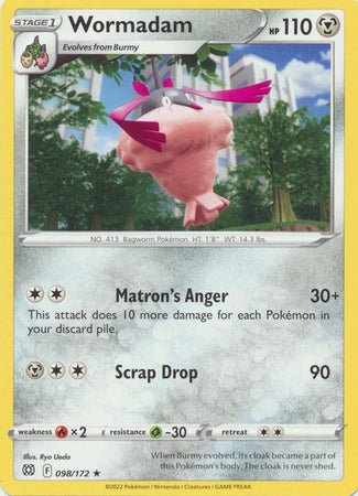 Pokemon - Wormadam - 098/172 - Rare - Sword &amp; Shield: Brilliant Stars Series - Top CollectiblesCollectible CardsPokémon