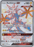 xurkitree pokemon card GX #142 Prices | Ultra Prism Discard the top card of your opponents deck Pokemon - Xurkitree GX -