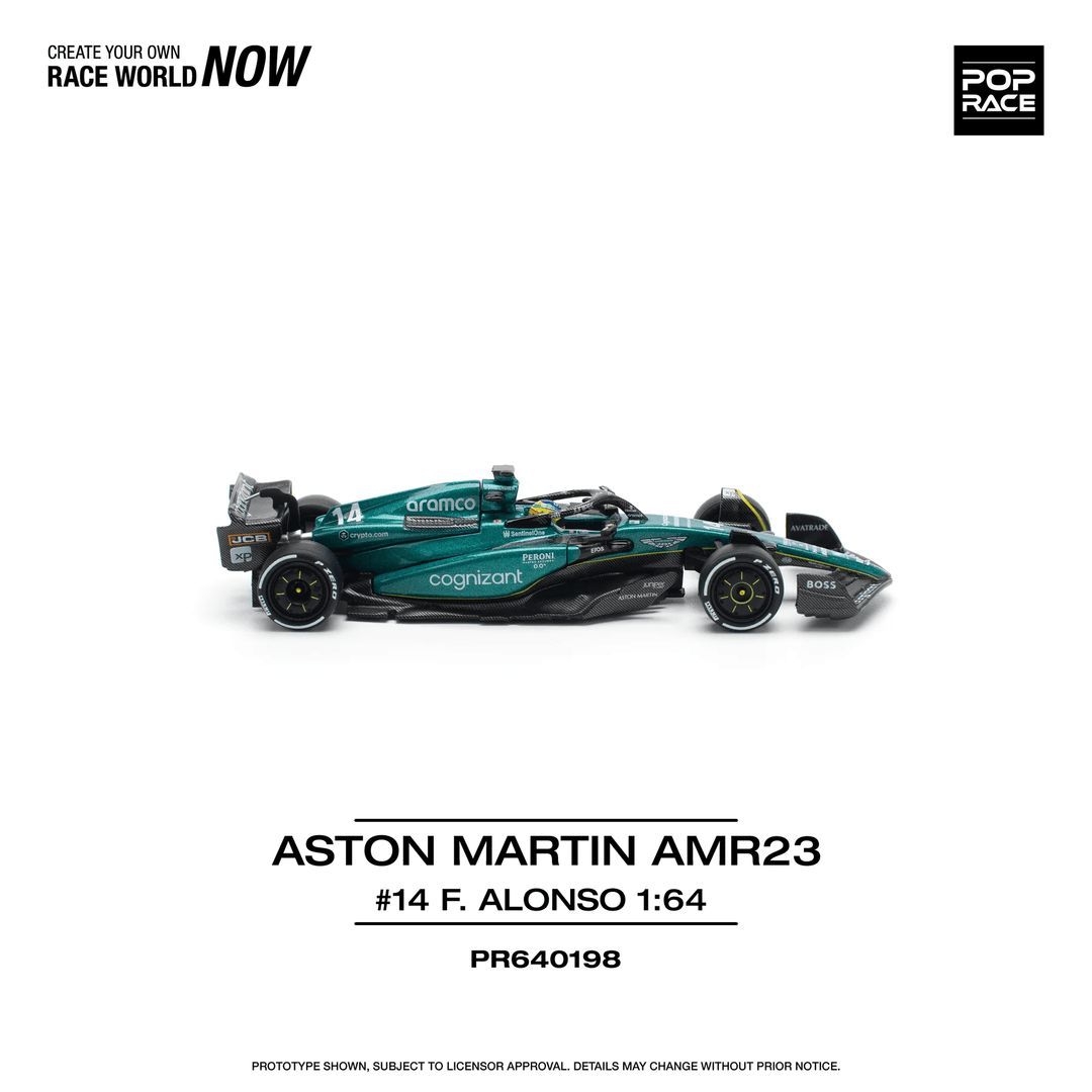 Pop Race - Aston Martin Aramco AMR23 - Fernando Alonso 
