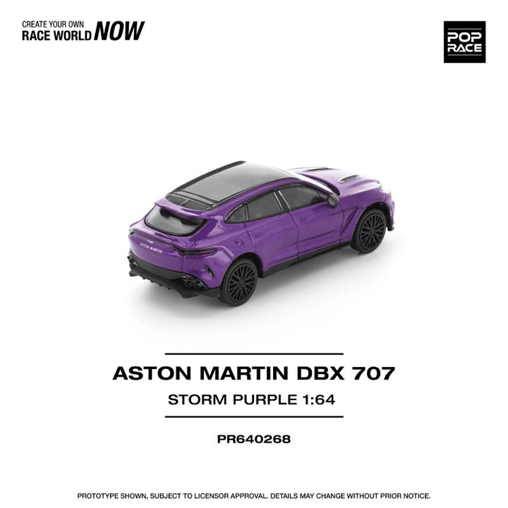 Pop Race - Aston Martin DBX 707 - Storm Purple - Top CollectiblesDiecastPop Race