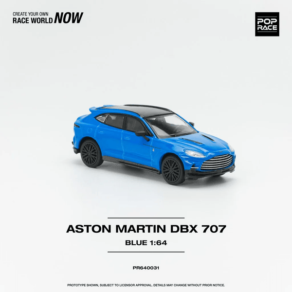 Pop Race - Aston Martin DBX - Blue - Top CollectiblesDiecastPop Race