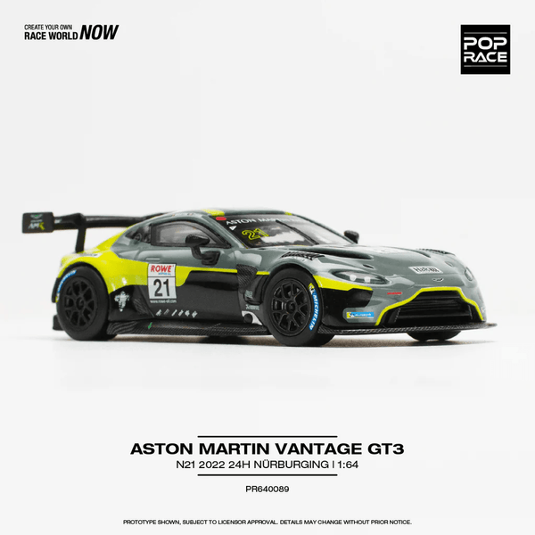 Pop Race - Aston Martin Vantage GT3 - N21 2022 24H Nürburgring - Top CollectiblesDiecastPop Race