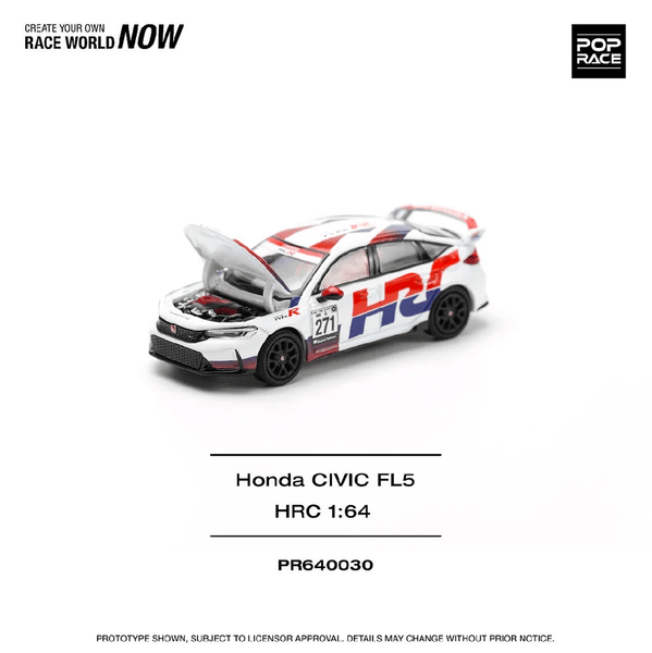 Pop Race - Honda Civic (FL5) Type - R - HRC - Top CollectiblesDiecastPop Race