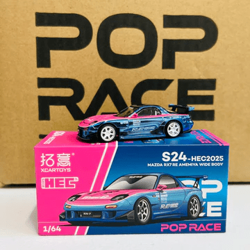 Pop Race - Mazda RX - 7 Re - Amemiya Wide Body *2025 Hobby Expo China Exclusive* - Top CollectiblesDiecastPop Race