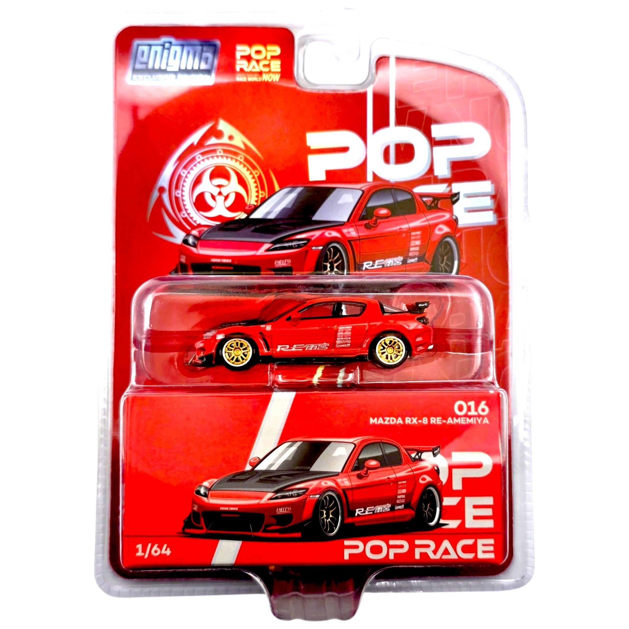 Pop Race - Mazda RX-8 RE-AMEMIYA - Red *Enigma Exclusive Edition