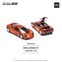 Pop Race - McLaren F1 - Orange - Top CollectiblesDiecastPop Race