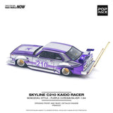 Pop Race - Nissan Skyline C210 Kaido Racer (Bosozoku Style) - Purple Chrome - *Pre - Order* - Top CollectiblesDiecastPop Race