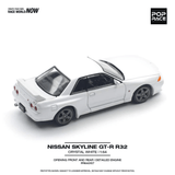 Pop Race - Nissan Skyline GT - R R32 - Crystal White - Top CollectiblesDiecastPop Race