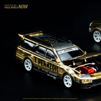 Pop Race - Nissan Stagea R34 - Pennzoil Chrome Gold - Top CollectiblesDiecastPop Race